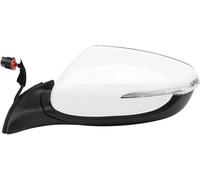 Per Kia K3 K3S 2012-2017 5/8 Pins Indicatore Di Direzione Pieghevole Regolazione Elettrica Riscaldamento Specchietto Retrovisore Gruppo Specchietto Retrovisore Esterno(bianca,8-PINS-LEFT)