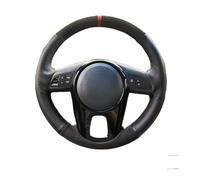 Per Kia Per Forte For Soul Per Rio 2009 2010 2011 2012 2013 2014 Personalizzazione Cucito A Mano Coprivolante Per Auto In Pelle Scamosciata Nera Coprivolante(Black Thread)
