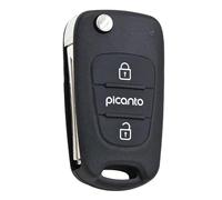 Per Kia Per Picanto K2 K5 Custodia pieghevole per chiave remota a 3 pulsanti Custodia Flip Smart Car Key