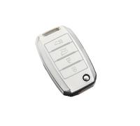 Per Kia Per Rio 3 Per Ceed Per Cerato K2 K3 K4 Per Sportage Per Picanto Per Optima Per Sorento Guscio Chiave Auto A Conchiglia JUNOOS(4 Button White)
