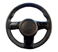 Per Kia Per Rio K2 Per KX Per CROSS Per Picanto 2017 Coprivolante Per Auto Cucito A Mano copristerzo auto Accessori Interno(Red and blue thread)