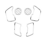 Per Kia Per Sportage SL 3 R Per Sportage3 Per SportageR 2011-2016 Adesivi Per Griglia Di Ventilazione Per Auto Copertura Presa AC Accessori Cromati FIXCOR(6PCS)