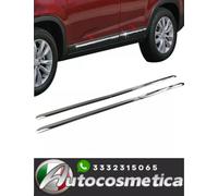 Modanature profili porte laterali acciaio minigonne per Kia Sorento II 09-14