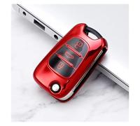 Per Kia Sportage Rio 3 Anima Optima Ceed Pro K5 K2 Orgoglio Per Hyundai I20 I30 Ix20 Ix35 Elantra Accento TPU Copertura Della Cassa Chiave Dell'automobile Fob(Red)
