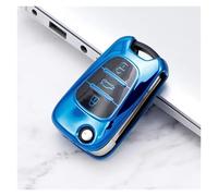Per Kia Sportage Rio 3 Anima Optima Ceed Pro K5 K2 Orgoglio Per Hyundai I20 I30 Ix20 Ix35 Elantra Accento TPU Copertura Della Cassa Chiave Dell'automobile Fob(Blue)
