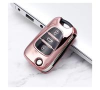 Per Kia Sportage Rio 3 Anima Optima Ceed Pro K5 K2 Orgoglio Per Hyundai I20 I30 Ix20 Ix35 Elantra Accento TPU Copertura Della Cassa Chiave Dell'automobile Fob(Pink)