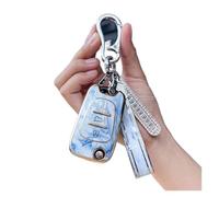 Per Kia Sportage Rio 3 Anima Optima Ceed Pro K5 K2 Orgoglio Per Hyundai Ix20 Ix35 I20 I30 Elantra Accento Tpu Copertura Della Cassa Chiave Dell'automobile(Blue Chain2)