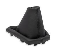 PER KIA VENGA 2009-2016 CUFFIA LEVA CAMBIO PELLE NERA