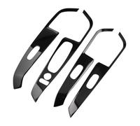 Per Kicks 2017-2023 Interni Porta Bracciolo Finestra Interruttore Ascensore Pulsante Pannello Copertura Trim Adesivo Interno Alzacristalli Interruttore(Nero)