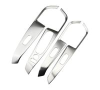 Per Kicks 2017-2023 Interni Porta Bracciolo Finestra Interruttore Ascensore Pulsante Pannello Copertura Trim Adesivo Interno Alzacristalli Interruttore(Argento)