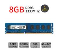 Per Kingston 32GB 16GB 8GB PC3-10600U DDR3 1333Mhz KVR1333D3N9/8G DIMM RAM IT