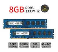 Per Kingston 32GB 16GB 8GB PC3-10600U DDR3 1333Mhz KVR1333D3N9/8G DIMM RAM IT