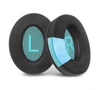 per Kit Cuscinetti per bose QC25 per qc35 Installazione per facile(Blue) | Gel rinfrescante, per vestibilità aderente, nero elegante, per sessioni lunghe, compatibilità totale