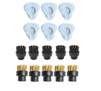 Per kit di pulizia a vapore con spazzola rotonda e triangolare per cuffie