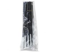 per, Kit di Riparaz, Nero 7mm 3m, 6 ., 2 punte ferro | Manicotto saldato, Kit riparaz , Riparazioni urgenti, Per escursionisti