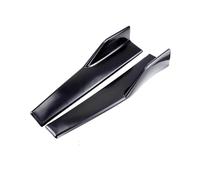 Per Kit Minigonne Laterali Universali Da 45 Cm Splitter Per Auto Carrozzeria Larga Minigonne Laterali Modificate Paraurti Auto Minigonne Laterali(45mm Shiny black)