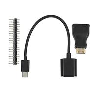 Per Kit Pin, Kit di Espansione 3 in 1 Per W con Adattatore Mini HD, Cavo di Alimentazione Micro USB, GPIO, Kit Connettori di Espansione