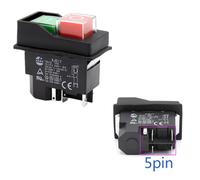 Per KJD17 5Pin 250VAC 16A Interruttore pulsante elettromagnetico impermeabile
