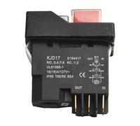 Per KJD17 Ricambio Interruttore a Pulsante Elettromagnetico Impermeabile 18A
