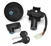 Per KL110 KL250 KLX125 KLX250 D-Tracker Super Sherpa KSR PRO KLX250S/SF Kit Serratura Sella Interruttore Con Chiave Blocco Accensione Moto(Cover)