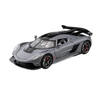 Per Koenigsegg Supercar GT 1:22 Modello Di Auto In Metallo Decorazione Per La Casa Regalo Di Compleanno(Gray)