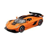 Per Koenigsegg Supercar GT 1:22 Modello Di Auto In Metallo Decorazione Per La Casa Regalo Di Compleanno(Orange)