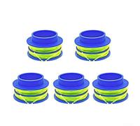 Per Kst 1124b-03 Kst 2024a-03 Kst 2224b-03 24v Max String Trimmer 0,2 cm Pre-avvolto doppia linea bobina cartuccia di ricambio in nylon blu (5PCS)