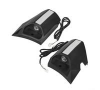 Per Kukirin G3 - Gruppo luce anteriore compatibile con supporto per indicatori di direzione per illuminazione funzionale e messaggi direzionali su strade (sinistra + destra, nero)