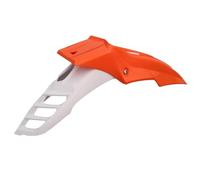 Per KX Motociclo Difesa Parafango Parafango Anteriore Moto Parafango Extender(White orange)