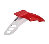 Per KX Parafango Anteriore Moto Copri Ruota Paraspruzzi Moto Parafango Extender(WHITE RED)