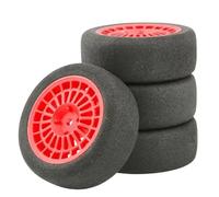 Per Kyosho Per HSP Per HPI Per RGT LC Per Le Corse PTG-2 Per Tamiya Per TT02 1/10 4PCS 68x26mm RC Auto Set Pneumatici Ruote Per Rally Truck Accessori Giocattoli Rc