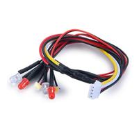Per Kyosho Per Jimny Per Mini-Z 4X4 32521 1/18 3 Mm Rosso E Bianco 4 Faretti Anteriori E Posteriori Accessori Per Auto RC Parti Di Ricambio Fari Rc