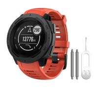 Per la banda di istinto Garmin, cinghia di orologio sostitutivo in silicone morbido compatibile con istinto 2/ solare/tattica di guardia