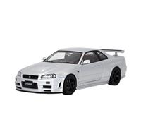 Per La Collezione Di Modelli Di Auto Sportive Di Lusso Statica In Metallo Pressofuso Nissan R34 GT-R Z-tune 1:18 Espositore Per Hobby