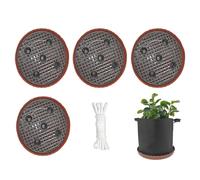 Per La Coltivazione | Secchio per Piantumazione da 19 Litri con Manici | 32 Cm Vassoio Autoirrigante Vasi In Feltro Con Maniglie E Corda Assorbente,Per Giardino Cortile Appartamento Esterno Patata Ver