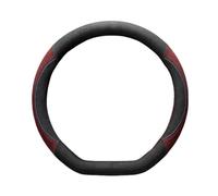 Per La Copertura Del Volante Dell'auto In Pelle Scamosciata Per Tutte Le Stagioni, Ultrasottile, Traspirante, A Forma Di D Volante dell Auto Copri(Red)