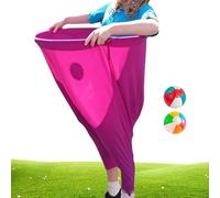 Per La Corsa Gioco | Giochi Da Giardino Staffetta,Divertente Gioco Pantaloni Elastici Giganti Con 2 Palline Rimbalzanti Per Feste Parchi Sagre All Aperto