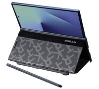 per la custodia del telefono Samsung Galaxy Z Fold5 con slot per S Pen, La penna stilo è inclusa, Cover in pelle PU per Samsung Z Fold 5 con cavalletto-Nero