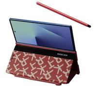 per la custodia del telefono Samsung Galaxy Z Fold8 con slot per S Pen, La penna stilo è inclusa, Cover in pelle PU per Samsung Z Fold 8 con cavalletto-Rosso