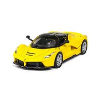 Per La Ferrari 1 32 Simulazione Pressofuso Lega Modello Auto Fuoristrada Tirare Indietro Giocattolo Veicolo Collezione Macchinine Mini Auto(Yellow)