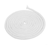 per la guarnizione bianca resistente al calore della corda 6mm della | Fibra di vetro resistente all'usura, tolleranza al calore 600C, cavo di guarnizione bianco, impedisce perdite di fumo