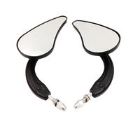 Per La Maggior Parte Degli Specchietti Per Motociclette Per Har&ley Davi&dson 1984-2014 Specchietti Laterali Cromati compatibili(Nero)