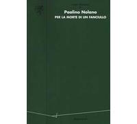 Per la morte di un fanciullo