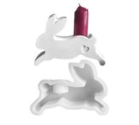 per la Pasqua - del Coniglio di Pasqua con Rilascio Facile - Stampo Per Candela A Coniglio,Per Decorazione Casa Arredo Tavolo In Argilla Gesso Sapone
