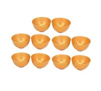 Per la plastica, per la maschera 10 pezzi, dorata, riutilizzabile, leggera, per la miscelazione della maschera facciale, per il trucco