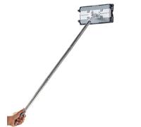 per la pulizia del pavimento - Strumento a pinza automatico per panno - Scopa da pavimento riutilizzabile umida e asciutta senza contatto da 112 cm | per la pulizia della polvere di casa e