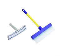 Per la pulizia dell'auto in vetro, 30,5 cm, con copertura in tessuto ultra fine per una pulizia rapida e affidabile delle strisce (blu bianco)