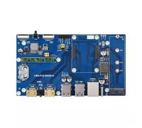 Per la scheda di espansione PoE Compute Module 5 IO 40PIN GPIO con PoE Gigabit Ethernet RJ45 per RPi CM5 PoE