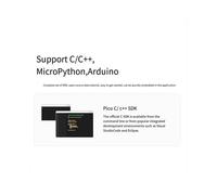 Per la Scheda di Sviluppo Raspberry Pi Rp2040-Pizero Custodia Protettiva nel Acrilico per il Modulo Porta di Cablaggio Riservato Della Scheda Madre