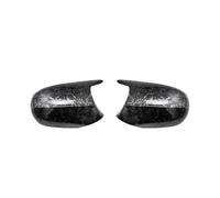 Per La Serie 1 3 E92 E93 E90 E91 E81 E82 E87 E88 Per M Look For M3 Car Rear Mirror Cap Style Cover Accessori In Fibra Di Carbonio Nero Copertura Specchietto Retrovisore(Forged Carbon Look)